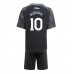 Aston Villa Emiliano Buendia #10 Bortedraktsett Barn 2025-26 Korte ermer (+ Korte bukser)